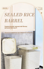 Food ade Sed Rice Storage Box Moisture Proof Bug Resistant Plastic Kitchen Storage Container for Home Use 5L And above C...