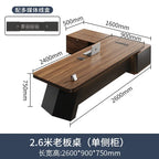 Shelves Modern Office Desk Executive Corner Luxury Vanity Work Office Desk Minimalist Conference Storage Wooden Bureau Furniture