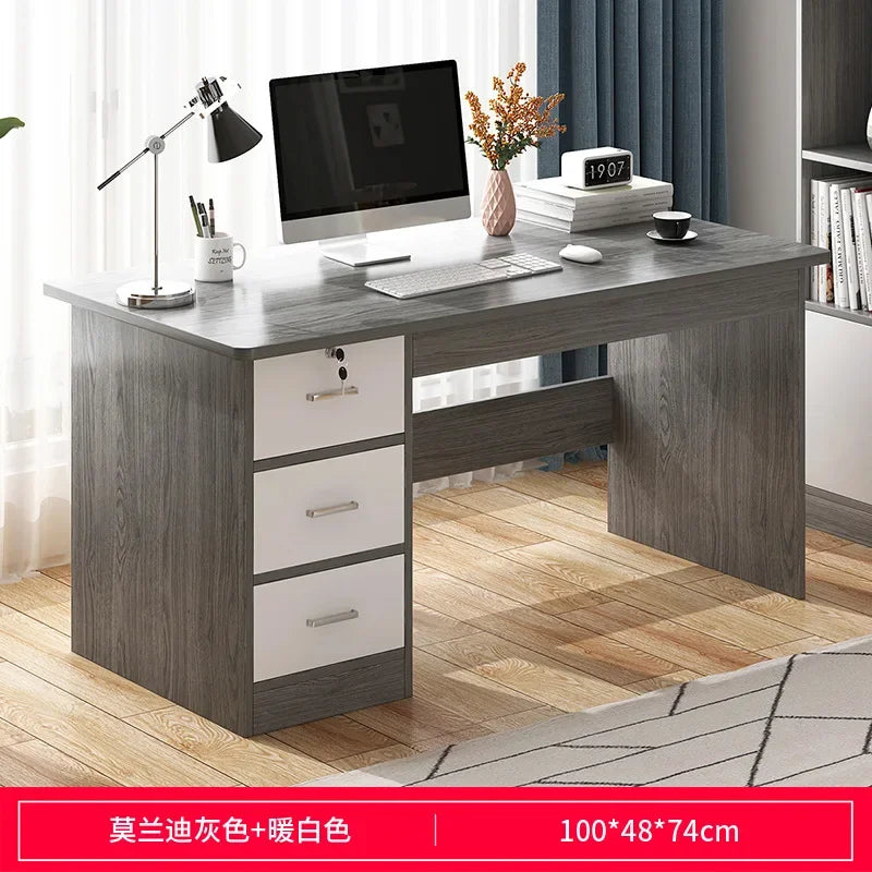 Modern Wood Office Desks Simplicity Study Cmputer Table Gaming Desk Bedroom Home Office Desks Table Computer Work Furniture