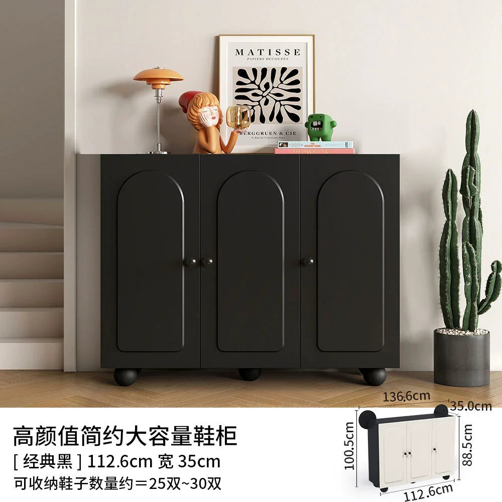 Keys Display Cabinet Cream Standing Office Buffet Cabinets Luxury Organization Mueble Recibidor De Entrada Home Furniture