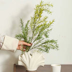 Pottery Vases Aesthetic Decorative Flower Bottle Modern Interior Luxury Dining Table Center Vase Bedroom Vase for Dried Flowers