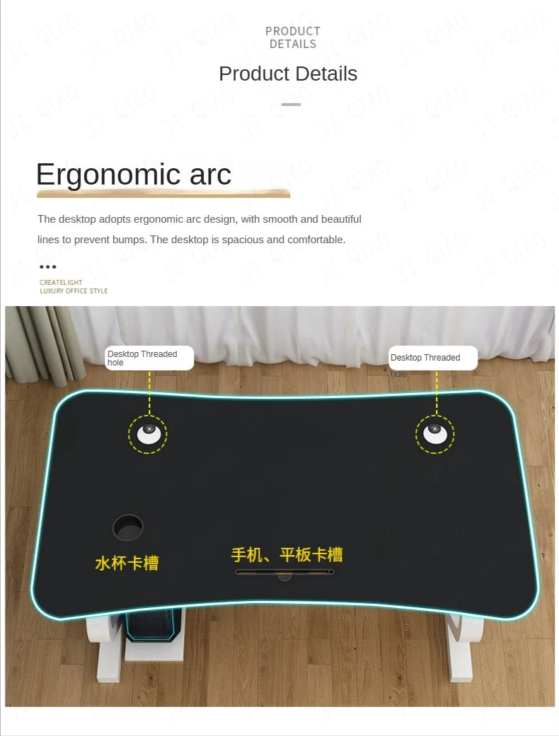 Office Work Desk desktop Computer Gamer Desk Bedroom Room Desks Simple Modern Bedroom Students Learn to Write and Store Desk