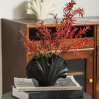 Pottery Vases Aesthetic Decorative Flower Bottle Modern Interior Luxury Dining Table Center Vase Bedroom Vase for Dried Flowers