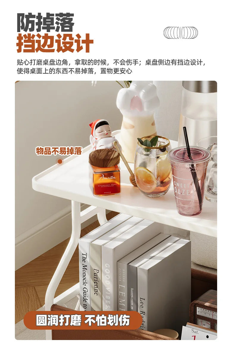 Modern Mobile Side Table Beauty Trendy Exquisite Glamour Coffee Table Luxury Elegant Mesa De Centro Sala Living Room Furniture