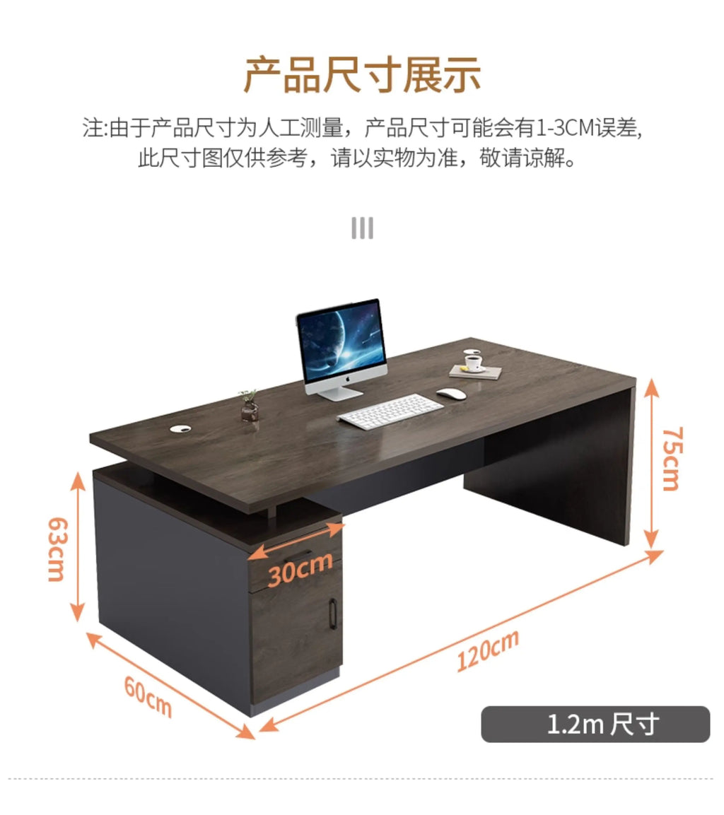 Bedroom Modern Office Desk Design Storage Luxury Fashionable Office Desk Classic Working Biurko Do Komputera Home Accessories