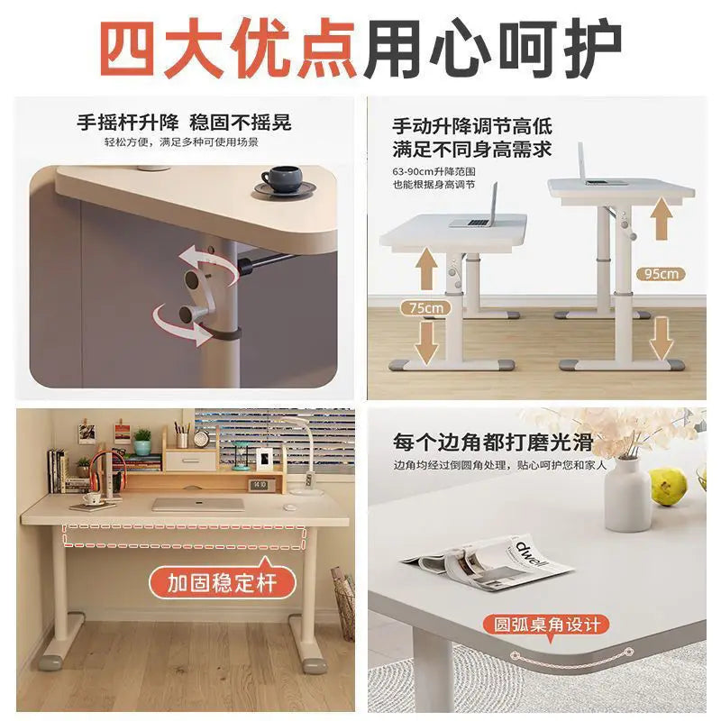 Adjustable Desk Modern Design and Desk Desktop With   Home Children Study  Style or  Student and Writing DeskChildren's desk Chi