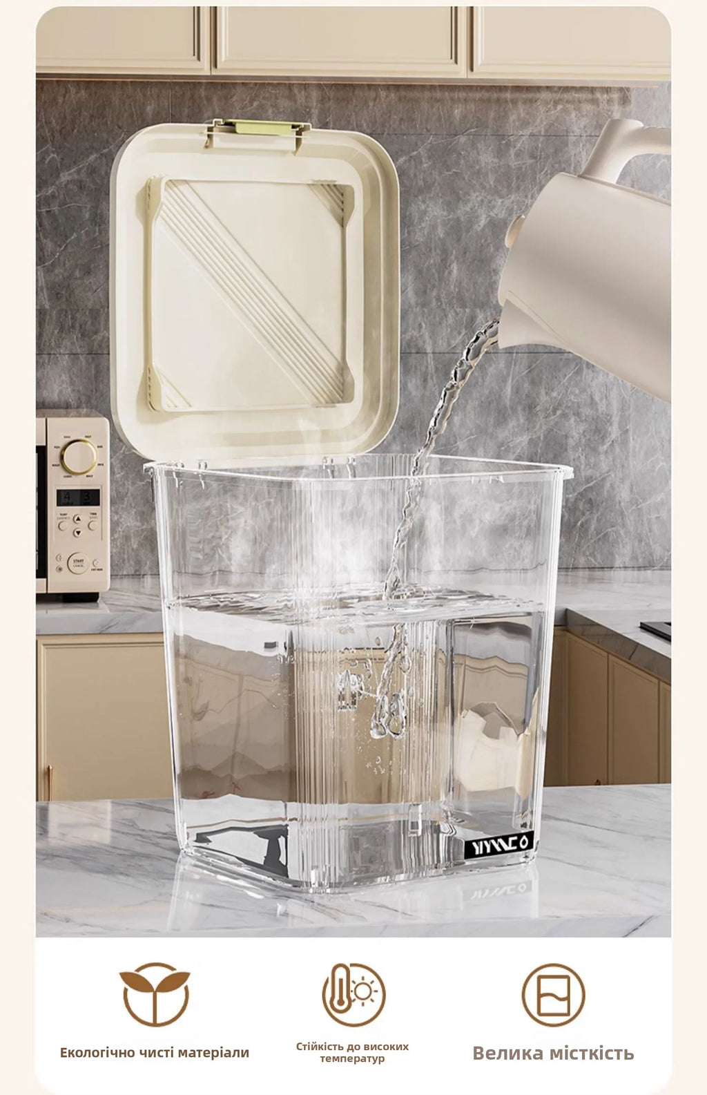 Food ade Sed Rice Storage Box Moisture Proof Bug Resistant Plastic Kitchen Storage Container for Home Use 5L And above C...