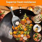 5Pcs Kitchen Cooking Utensils Set Durable Stainless Steel Cooking Tools Washable Spoons Spatula Utensils Kitchen Gadgets Tools