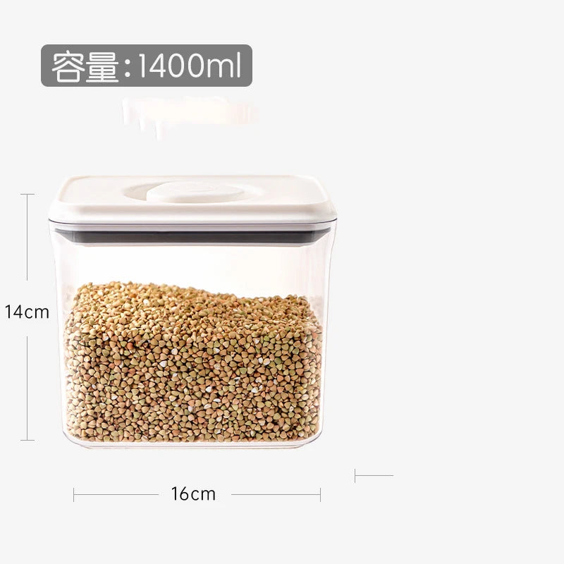 Food Storage Containers Airtight  with Lids for Kitchen Pantry Organizing Stackable Food Container For Cereal Snack Sugar Coffee