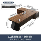 Shelves Modern Office Desk Executive Corner Luxury Vanity Work Office Desk Minimalist Conference Storage Wooden Bureau Furniture