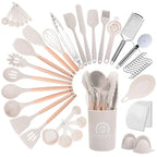Best kitchen Cookware Set, 43 pcs Spatula Set, Non - stick Heat Resistant, Silicone Kitchen Cooking Utensil Set