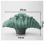 Ceramic Flower Vase Pottery Decorative Vases Modern Vase Plants and Decoration Ornaments Aesthetic Living Room Decor Accessories