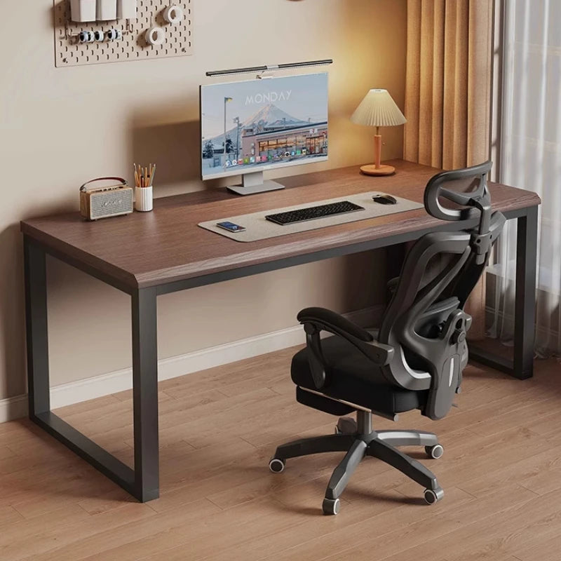 Minimalist Bedroom Office Desk Two Person Standing Design Unique Office Desk Computer Gaming Escritorio Esquinero Furnitures
