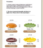 Stackable Burger Plate Bowl Set Modern Hamburger Ceramic Dinnerware Set Tableware For Housewarming Home Wedding Restaurant Party