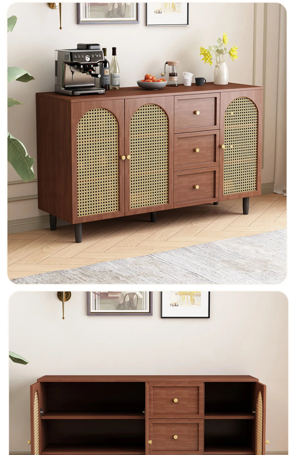 Luxury Beauty Living Room Cabinets Trendy Simple Delicacy Quality Storage Cabinet Scalable Exquisite Vetrina Soggiorno Furniture