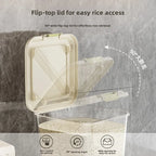 Food ade Sed Rice Storage Box Moisture Proof Bug Resistant Plastic Kitchen Storage Container for Home Use 5L And above C...