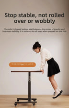 Height Adjustable Computer Desk Mobile Small Desk for Live Streaming Home Study Office Desk Standing Workstation desks