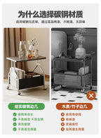 Modern Mobile Side Table Beauty Trendy Exquisite Glamour Coffee Table Luxury Elegant Mesa De Centro Sala Living Room Furniture