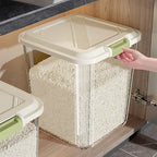 Food ade Sed Rice Storage Box Moisture Proof Bug Resistant Plastic Kitchen Storage Container for Home Use 5L And above C...