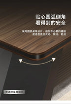 Shelves Modern Office Desk Executive Corner Luxury Vanity Work Office Desk Minimalist Conference Storage Wooden Bureau Furniture