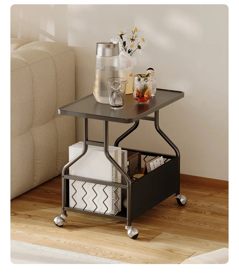 Modern Mobile Side Table Beauty Trendy Exquisite Glamour Coffee Table Luxury Elegant Mesa De Centro Sala Living Room Furniture