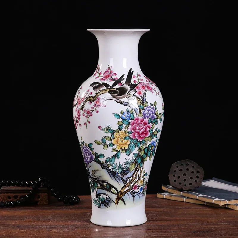 Ceramic vase modern imitation ancient Chinese living room decoration vase decoration handicraft