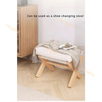 Home Living Room Sofa Simple and Multifunctional Portable Folding Footrest Stool Shoe Changing Stool