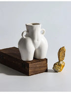 WHYOU Creative Body Art Vase Imitation Ceramic Decorative Vase Nordic Home Decoration Crafts Vase Table Desktop Ornaments Gift