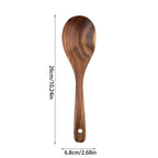 5/9Pcs/set Wooden Kitchen Utensils Set, Wooden Spoons for Cooking, Utensils,Natural Teak Wooden Spoons For Non-stick Pan Gift