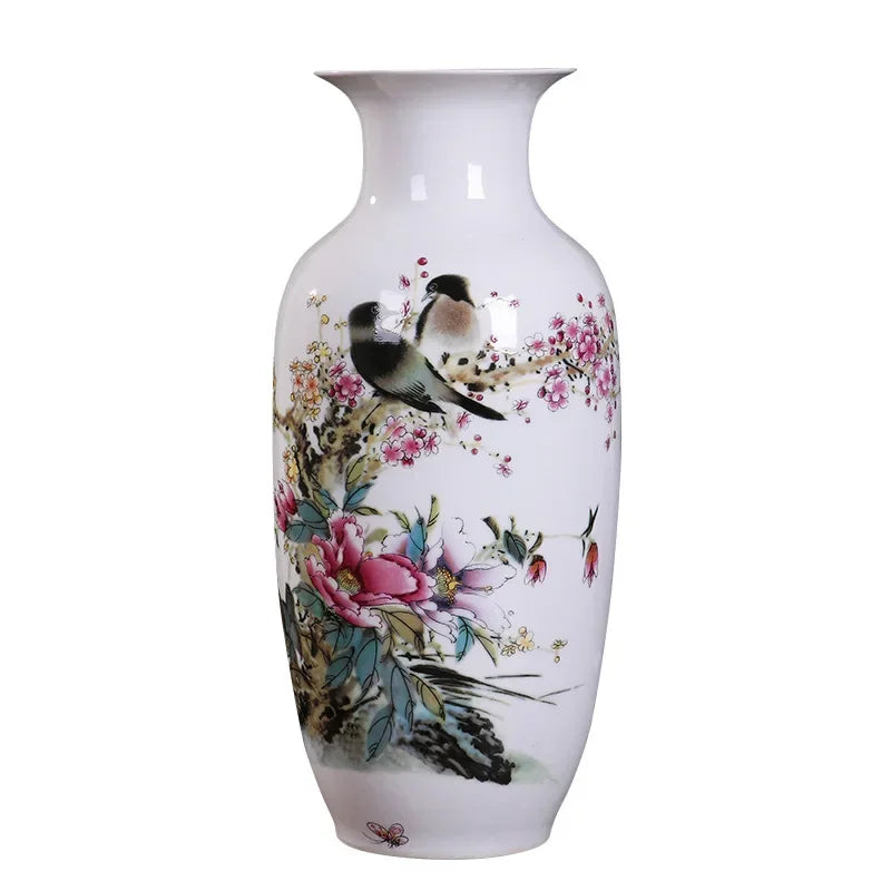 Ceramic vase modern imitation ancient Chinese living room decoration vase decoration handicraft