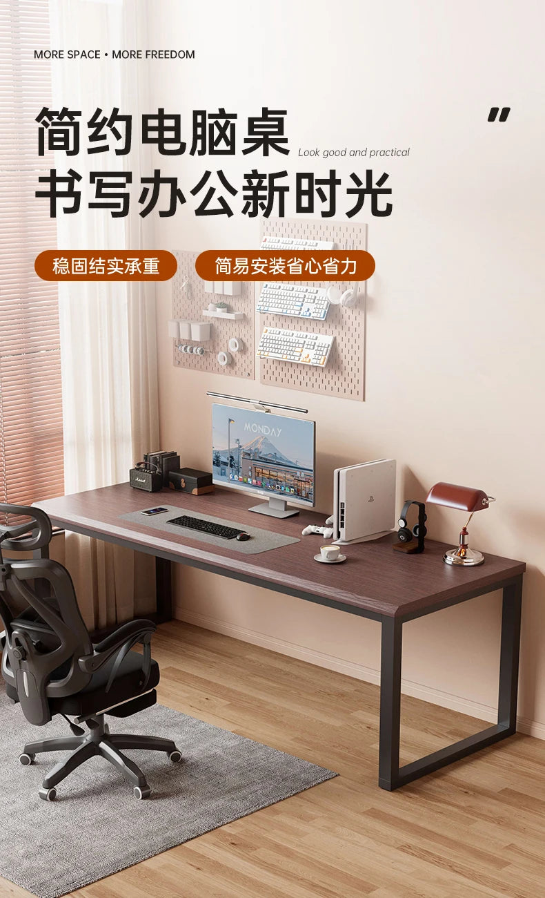Minimalist Bedroom Office Desk Two Person Standing Design Unique Office Desk Computer Gaming Escritorio Esquinero Furnitures