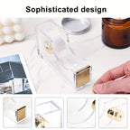 Office Supplies Set Desk Accessories, Acrylic Stapler Set Staple Remover, Phone Holder, Tape Holder, Pen Holder, 2 Ballpoint Pen, Scissor, Binder Clips, Ruler, Transparent Glue and Staples