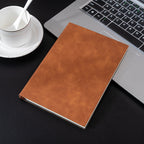 A5 Notebook Business Notebook, Soft Faux Leather Notepad 200 Pages A5 Thickening, Notebook For Office Home School Business Journal Notebooks Note Book