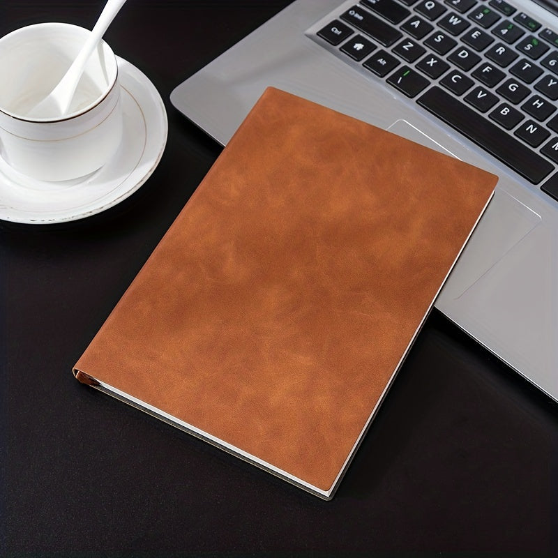 A5 Notebook Business Notebook, Soft Faux Leather Notepad 200 Pages A5 Thickening, Notebook For Office Home School Business Journal Notebooks Note Book
