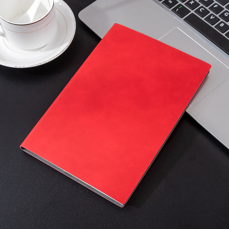 A5 Notebook Business Notebook, Soft Faux Leather Notepad 200 Pages A5 Thickening, Notebook For Office Home School Business Journal Notebooks Note Book