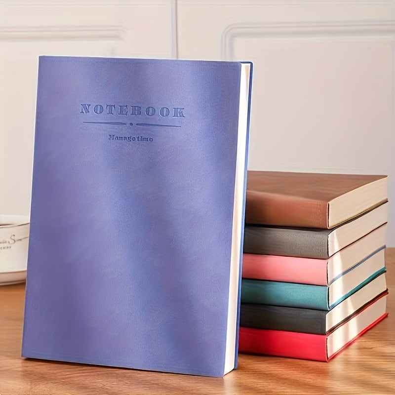 Journal Notebook - Hardcover Faux Leather Daily Journals For Writing, 200 Lined Pages 8.3 X 5.8 Inch, Gifts For Men, Women, Notebooks For Work