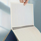 4-Piece A5 Spiral Notebooks In Gradient Blue Series - Perfect For Students & Office Use