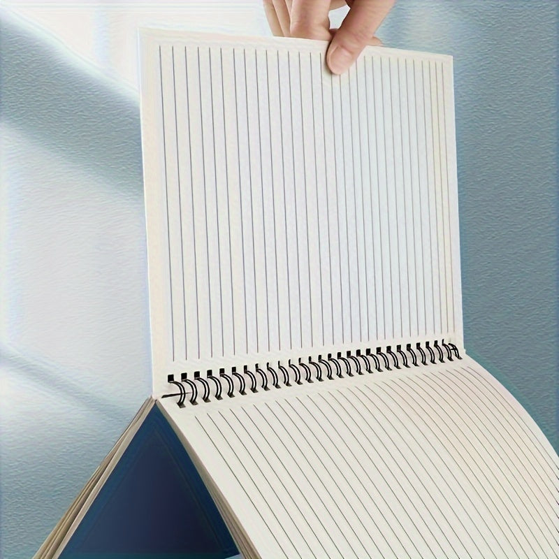 4-Piece A5 Spiral Notebooks In Gradient Blue Series - Perfect For Students & Office Use